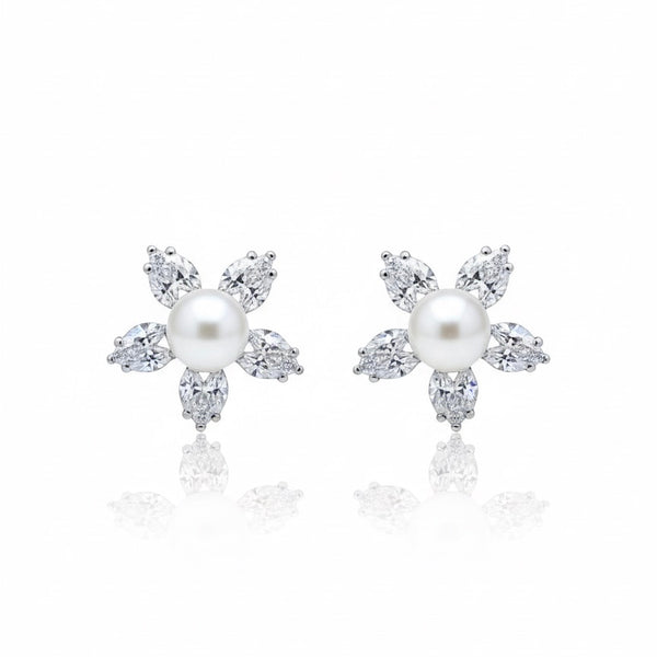 Petal Pearl Studs
