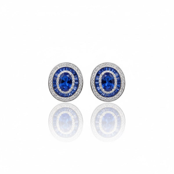 Sapphire Orbit Studs