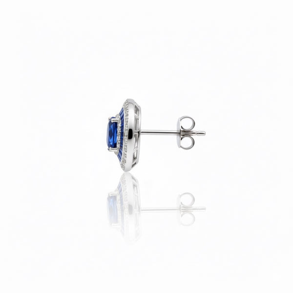 Sapphire Orbit Studs